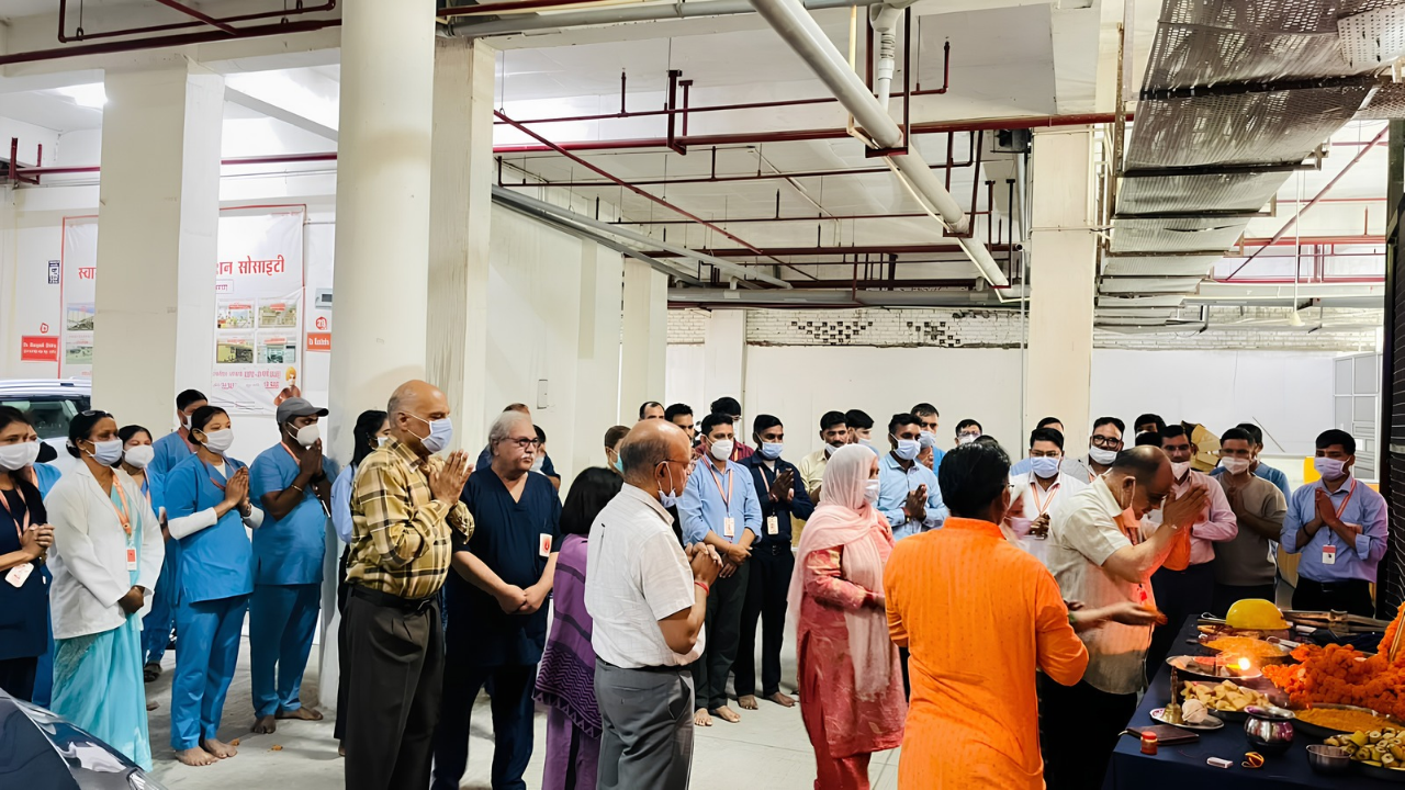 Vishwakarma Jayanti celebration was organized at Swami Vivekananda Charitable Hospital Dharmawala